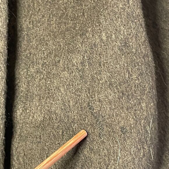 Vintage Pisa Italian Wool Coat Brown Plaid Lined Classic Overcoat Unisex Fit - Picture 11 of 16